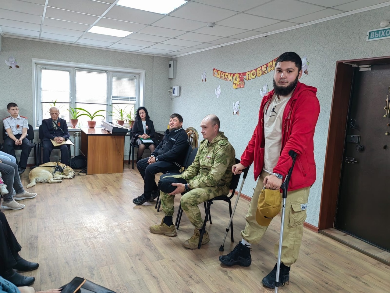 В Минусинской МО ВОС состоялось мероприятие ко Дню Победы